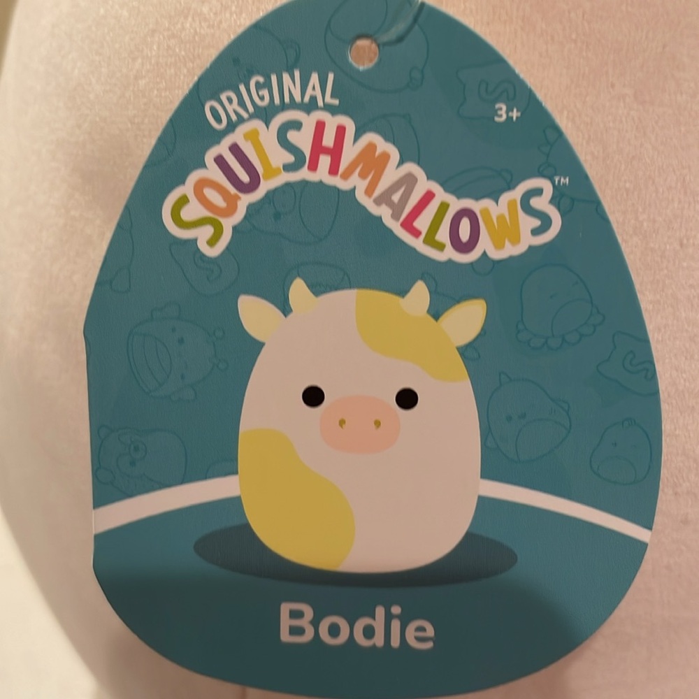 NWT 12” Bodie the Yellow Cow Squishmallow - Picture 4 of 5